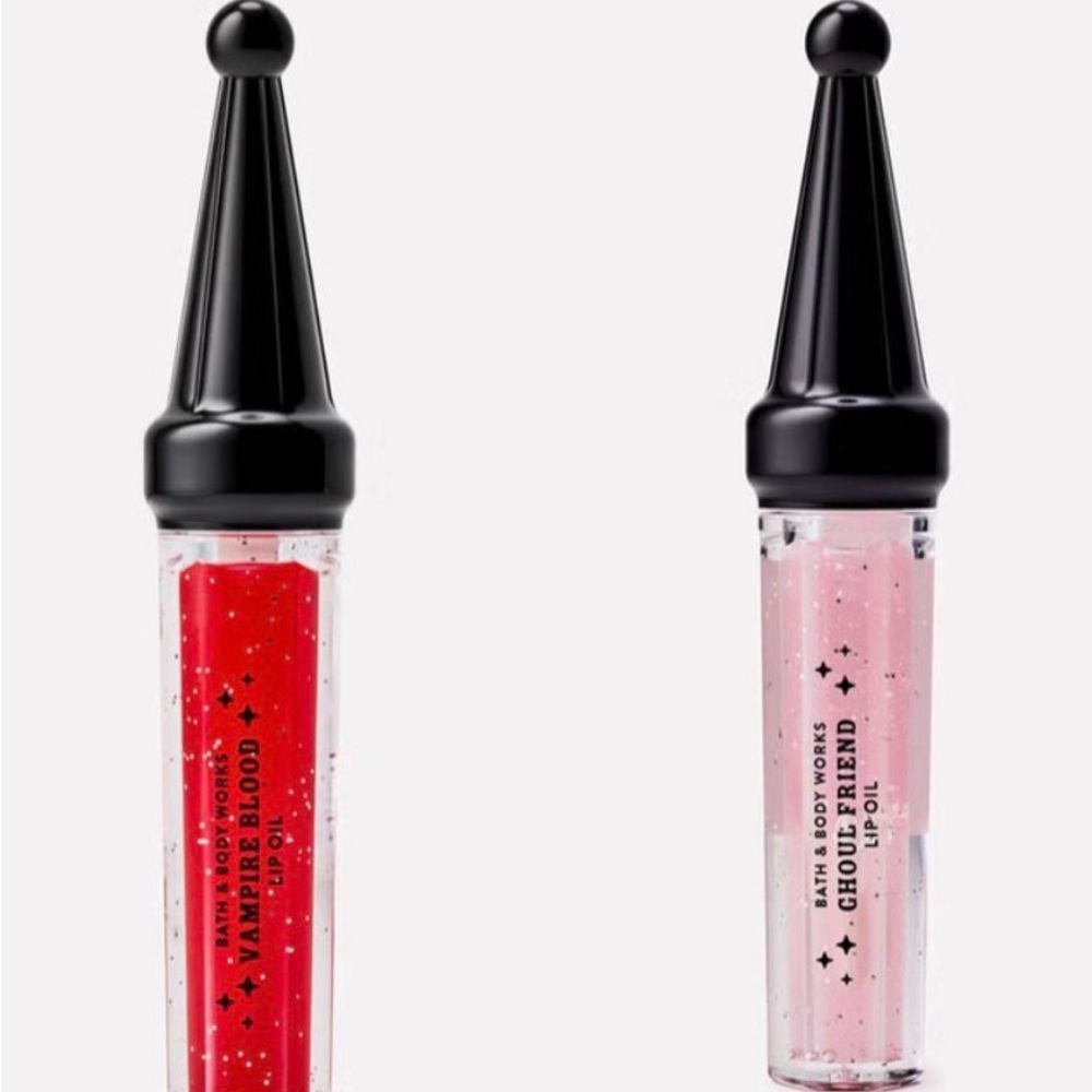 Bath & Body Works Halloween Vampire Blood & Ghoul Friend Lip Oil Duo - Brand New